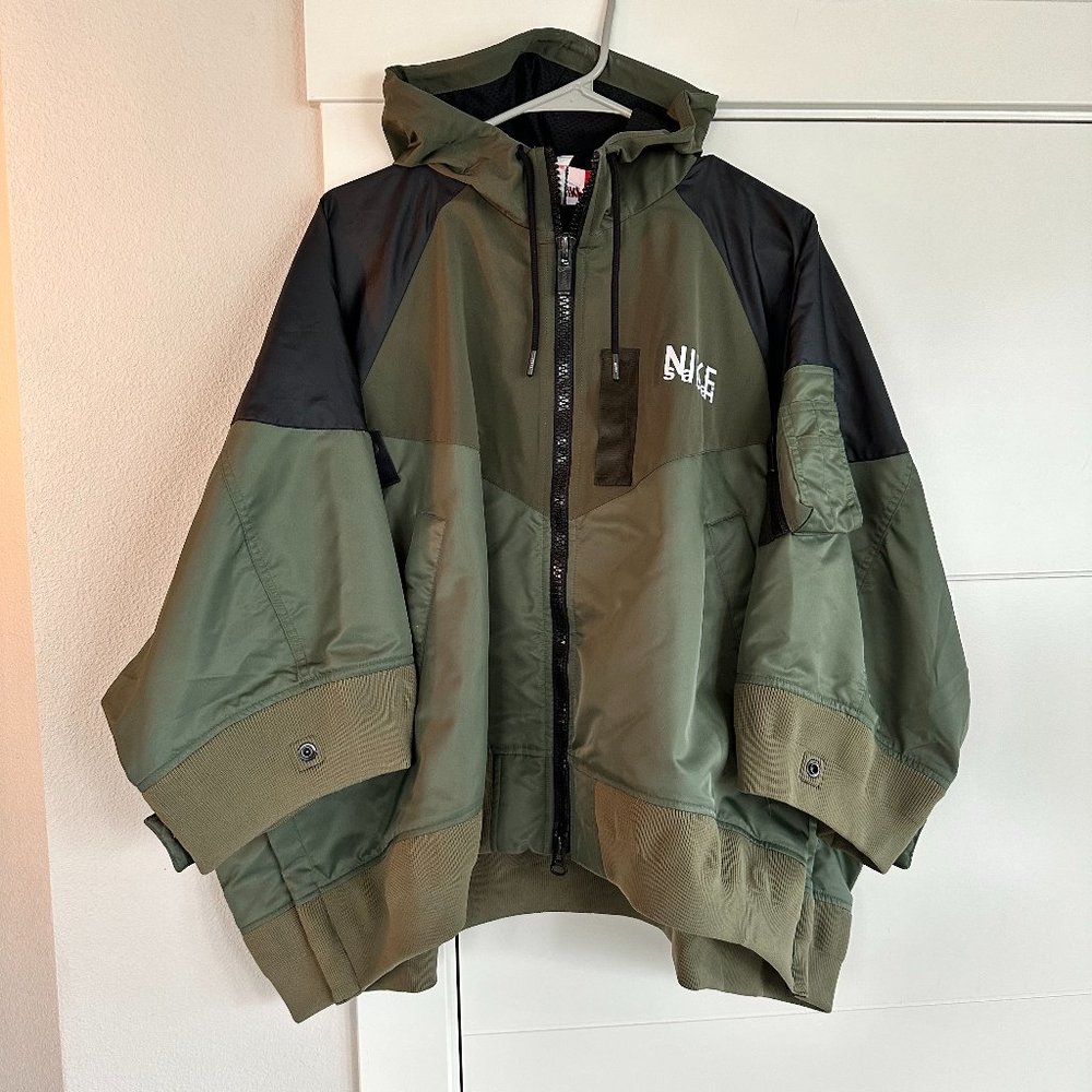 Nike x Sacai Women's Full-Zip Hooded Jacket